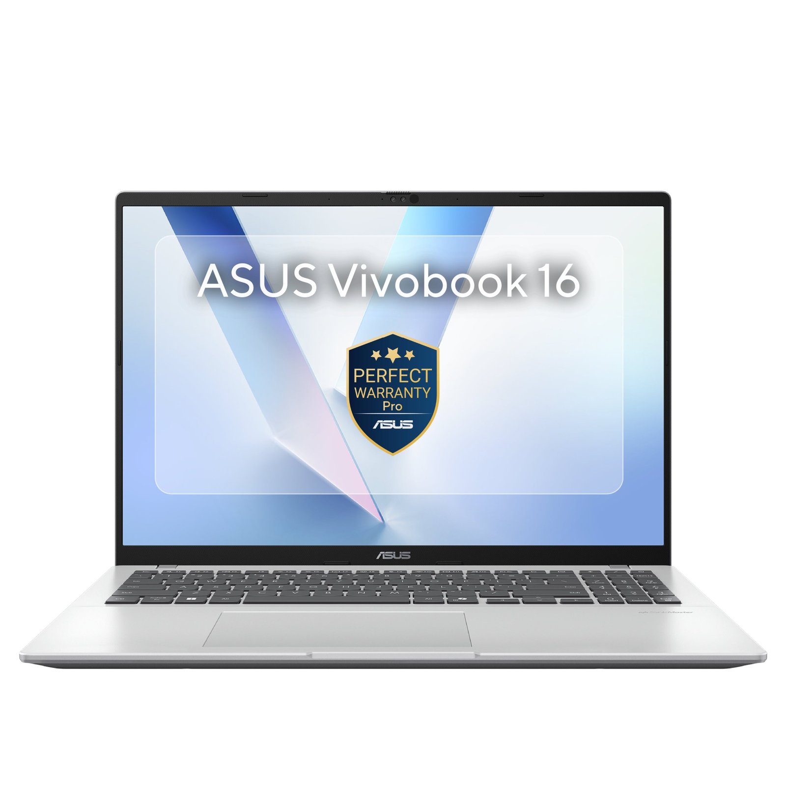 لابتوب ASUS VivoBook 16 بمعالج Intel Core Ultra 5 225H، 16GB RAM، 512GB SSD، كارت Intel Graphics، شاشة 16 بوصة WUXGA، ويندوز 11، موديل X1607CA-UL005W – فضي