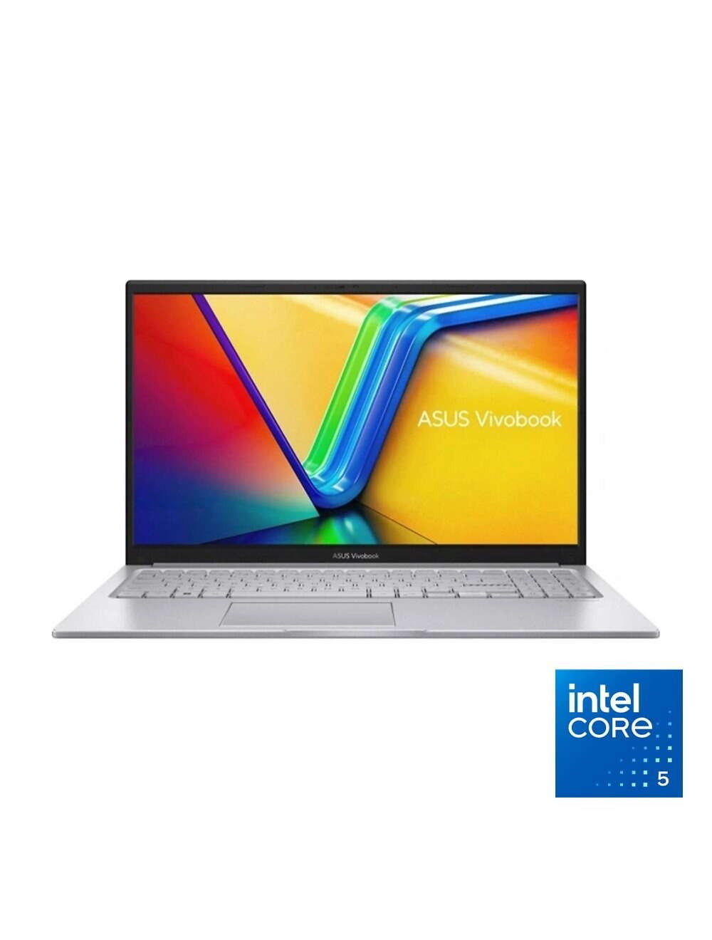 لابتوب ASUS Vivobook 15، معالج Intel Core 5 120U، ذاكرة 8 جيجابايت RAM، تخزين 512 جيجابايت SSD، Intel Graphics، شاشة 15.6 بوصة FHD، Windows 11، X1504VA-BQ4615W، (Cool Silver)