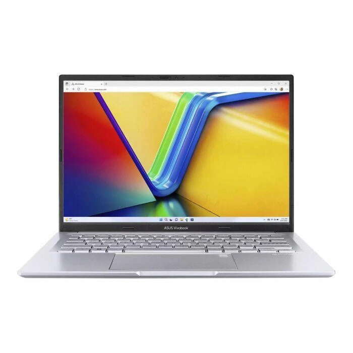 لابتوب ASUS Vivobook 14، Ryzen 5 150، رام 8GB، SSD 512GB، شاشة 14″ WUXGA، Windows 11، موديل M1405NAQ-LY855W، فضي Cool Silver