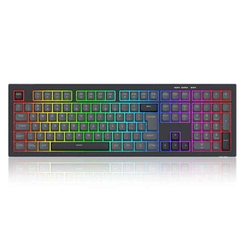 ريدراجون ، لوحه مفاتيح سلكيه ، RGB Membrane Gaming Keyboard ، يو اس بس ، 108 مفتاح