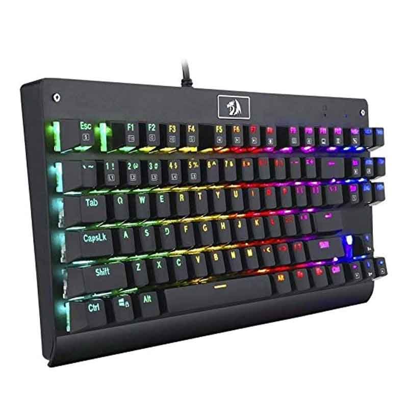 ريدراجون K568 لوحة مفاتيح جيمينج سلكي مفتاح أزرق Rainbow