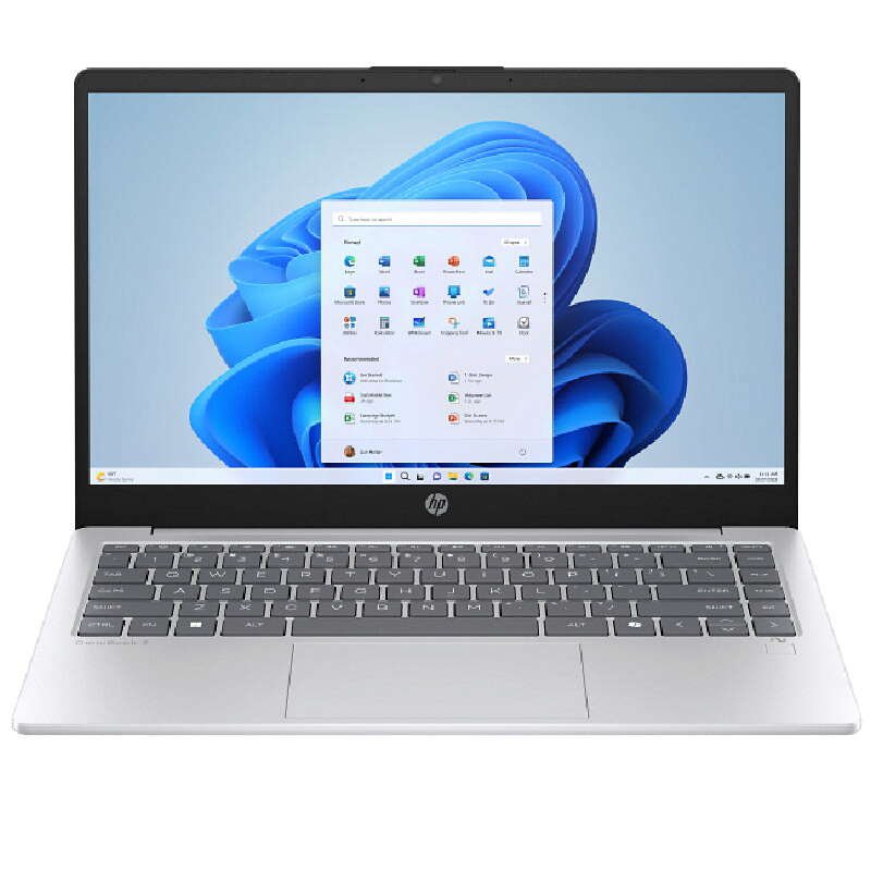 لابتوب HP OmniBook 3 بمعالج AMD Ryzen AI 5 330، 16GB RAM، 512GB SSD، كارت AMD Radeon 820M، شاشة 14 بوصة FHD، ويندوز 11، موديل 14-ha0000ne – فضي جلاسير