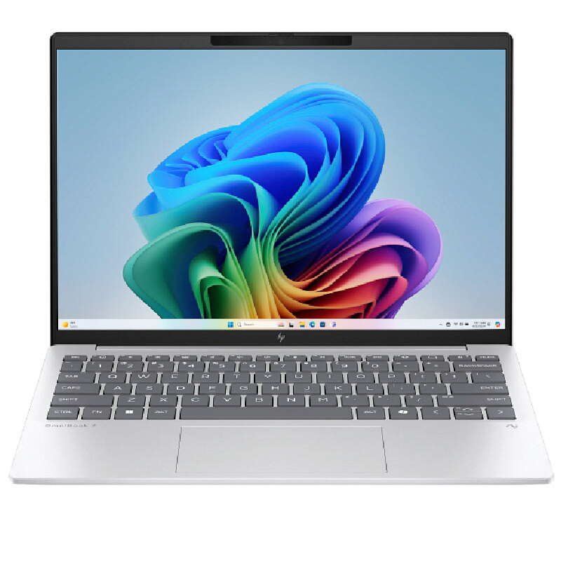 لابتوب HP OmniBook بمعالج AMD Ryzen AI 5 340، 16GB RAM، 512GB SSD، كارت AMD Radeon 840M، شاشة 13.3 بوصة 2K، ويندوز 11، موديل 13-bg1003ne – فضي (ضمان 3 سنوات)
